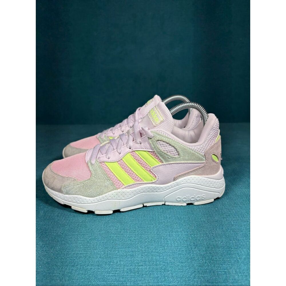 Adidas Crazychaos Pink Solar Yellow Running Shoes Women’s 7 US